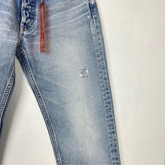 MOUSSY Lomita High Waist Wide Leg Nonstretch Crop Jean 24 - Picture 7 of 11